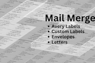 create avery 5160 labels, mail merge