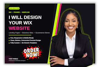 do wix studio web design wix website design wix ecommerce design wix development