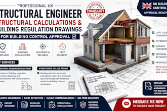 do UK building regulation structural drawings and calculations report