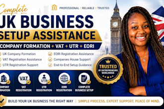 do UK company formation vat utr and eori setup assistance