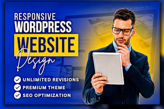 develop a modern, resposive, and professional website