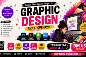 do expert photoshop and illustrator graphic design work