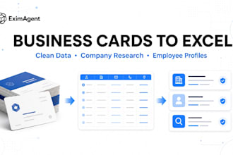 convert business cards to excel or CSV