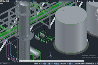 design a plant 3d model with deliverables
