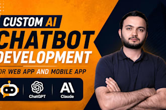develop ai chatbot, ai agent with website or app integration