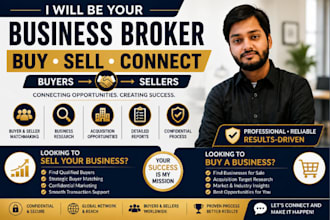be your business broker to buy or sell a business as broker, business broker exp