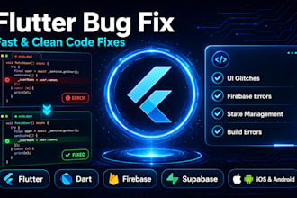 fix bugs, add features, and improve your flutter or dart mobile app