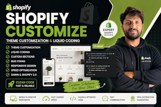 do shopify customize, theme customization and liquid coding