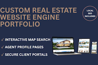 design a high converting real estate website for brokerages and agents