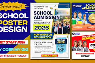 do professional, attractive flyer and poster