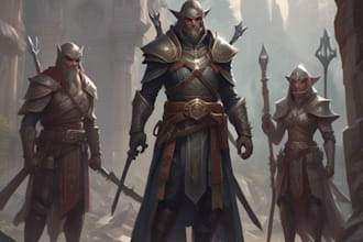 do fantasy dnd party for you