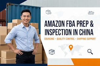 source, inspect and ship your products for amazon fba and ecommerce from china