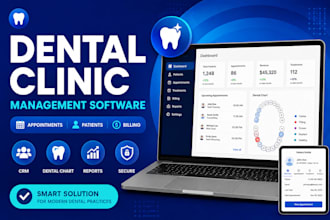 build a custom dental clinic management software and CRM