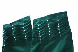 design custom pakistani dress neckline and consultation