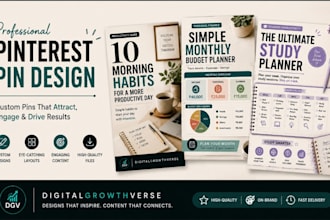 design professional pinterest pins using canva