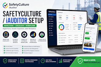 set up safetyculture iauditor inspections checklists and workflows