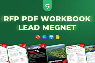 design PDF lead magnet, ebook, workbook, business documents