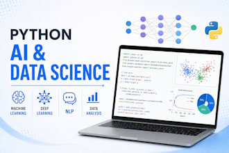 do machine learning, deep learning, nlp and data analysis in python