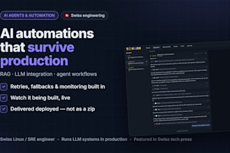 build production ready ai agent or automation for your business