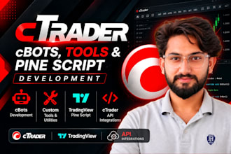 develop ctrader cbots, tools and tradingview pine script