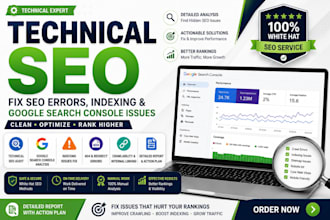 do technical SEO audit and fix website errors