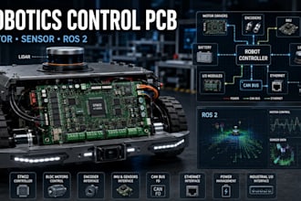 design robotics control pcb bldc motor driver ros2 encoder embedded hardware