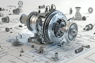 design 3d mechanical parts, product concepts prototypes solidworks fusion 360