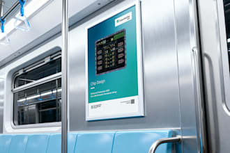 create a flyer or poster design which matches your brand and message
