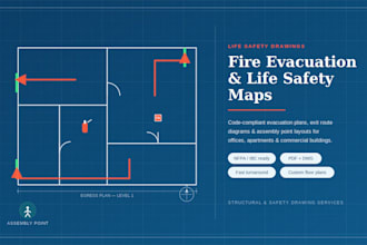 design professional fire evacuation and life safety maps