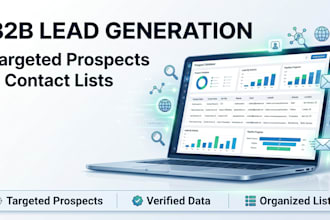 build targeted b2b lead generation and prospect lists