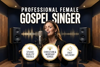 be your female gospel singer christian songwriter and vocalist