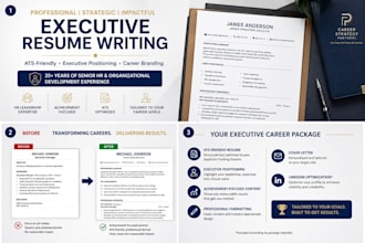 write an executive ats resume and cover letter