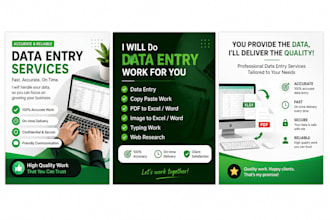 do accurate data entry, typing and copy paste tasks