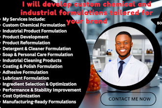develop custom chemical and industrial formulations tailored for your brand