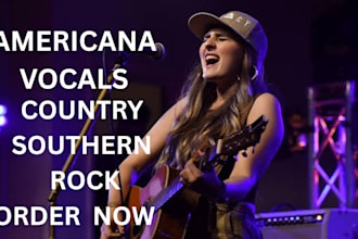 sing powerful female americana country and southern rock vocals