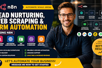 automate lead nurturing system web scraping  crm automation using n8n