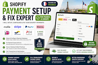setup fix france shopify payment mollie ideal bancontact stripepaypal klarna p24