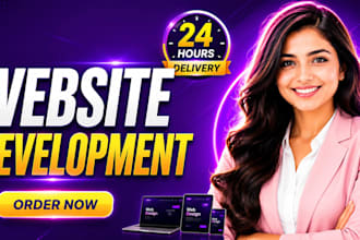 create professional portfolio website or business website