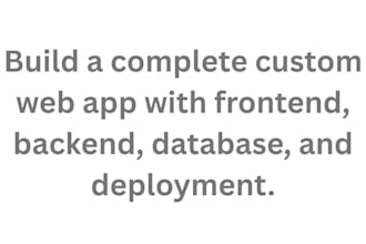 build, fix, and optimize your web and mobile applications