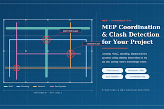 do mep coordination and clash detection for your construction project