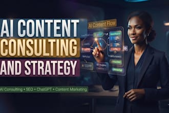 professionally consult ai content strategy and marketing