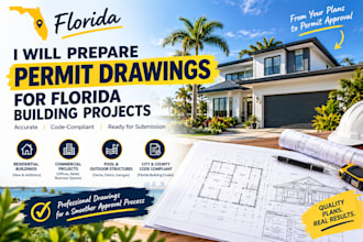 prepare permit drawings for florida building projects