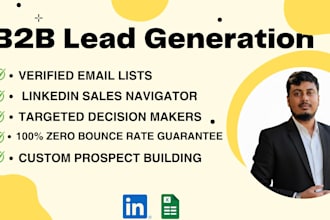 do targeted b2b lead generation and email list