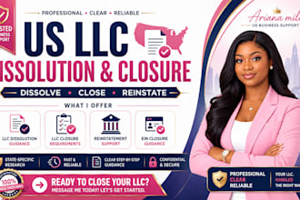 dissolve, close or reinstate your US llc with llc dissolution and ein closure