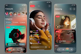 build ai live streaming app music streaming app video streaming app tiktok clone