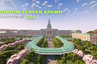 build a custom minecraft spawn