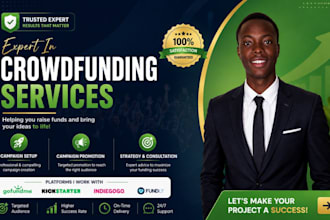 promote create crowdfunding campaign on indiegogo kickstarter gofundme promotion