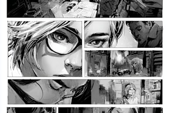draw comic and manga pages