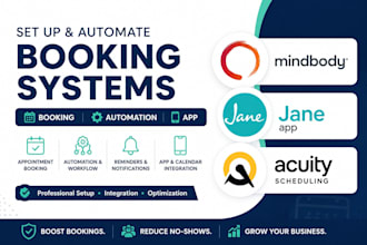 mindbody, jane app, vagaro, zenoti, simplybook booking, marketing automation