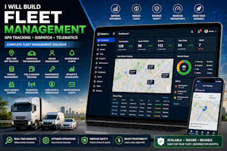 build fleet management gps tracking dispatch and telematics software
